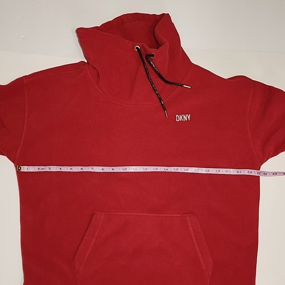 DKNY Women's Metallic Logo Hoodie /Size L - Picture 5 of 11